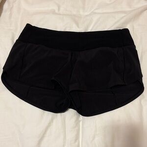lululemon athletica Women's Black Athletic Shorts